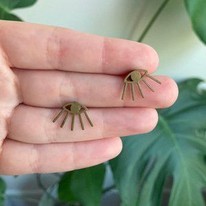 While Odin Sleeps Eye Earrings